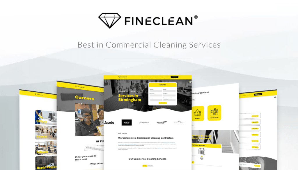 Website Development for FINECLEAN